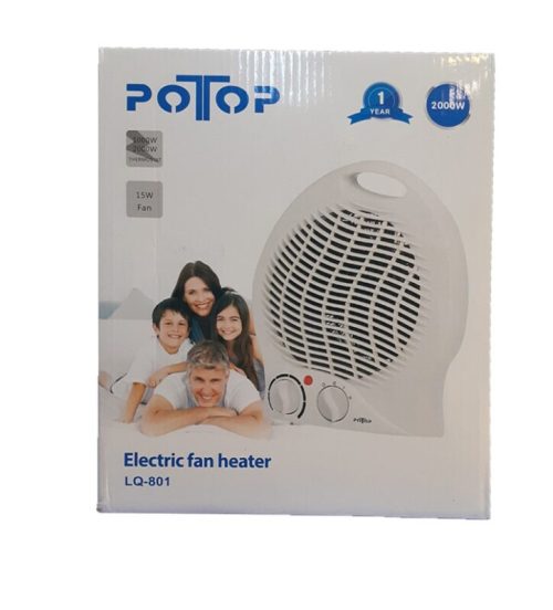 بخاری برقی فن دار مدل LQ-801 دو منظوره پات تاپ