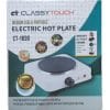 اجاق برقی کلاسی تاچ CT-1830 مسافرتی با کیفیت صفحه تخت