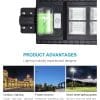 چراغ خیابانی 800 وات خورشیدی|shiny land lighting 800w
