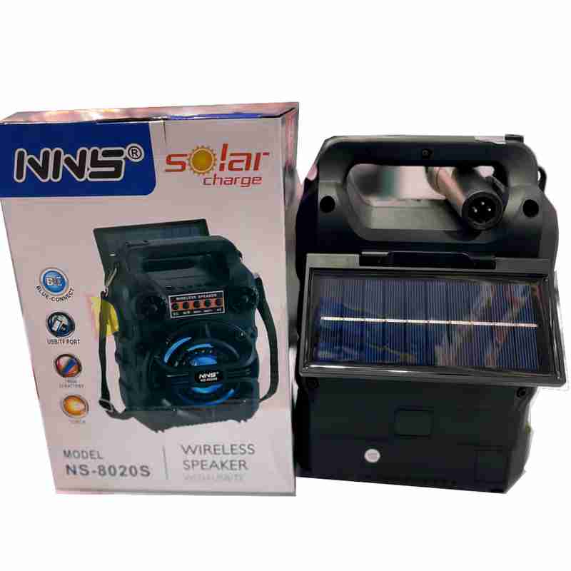 ns-8020s_2 اسپیکر خورشیدی NS-8020S رادیو و چراغ قوه