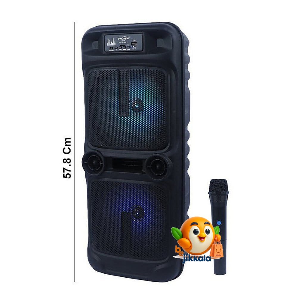 اسپیکر ایستاده GTS-2021 بلوتوثی+میکروفون