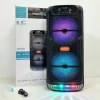 اسپیکر ایستاده و قوی بلوتوثی GTS-1565 با دو ساب ۶.۵ اینچی و رقص نور